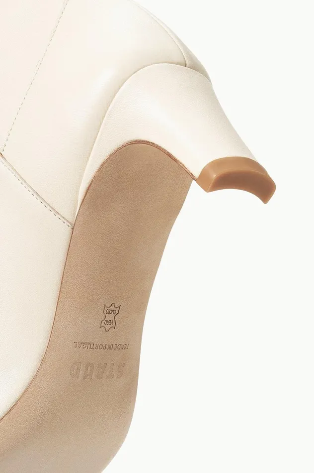 Women Boots STAUD STAUD WESTERN WALLY ANKLE BOOT CREAM Women Boots STAUD STAUD WESTERN WALLY ANKLE BOOT CREAM