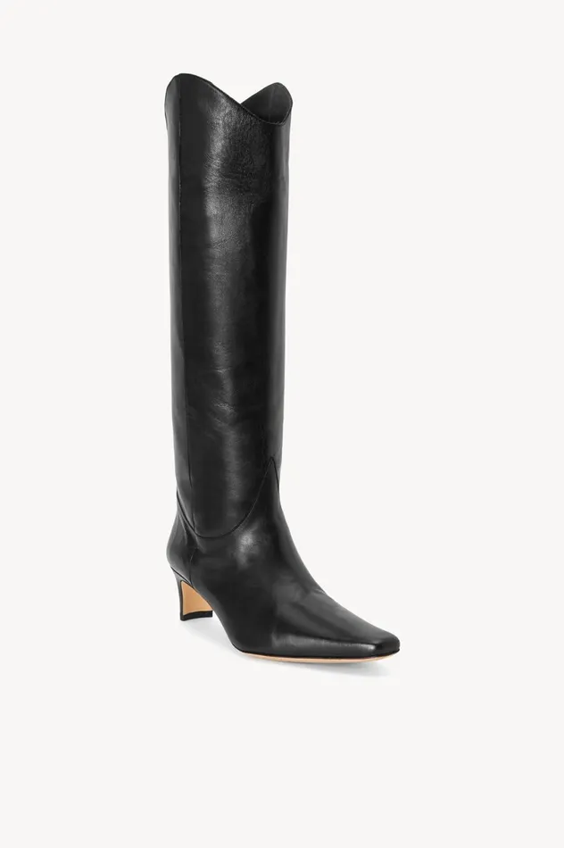 Women Boots STAUD STAUD WESTERN WALLY BOOT BLACK Women Boots STAUD STAUD WESTERN WALLY BOOT BLACK