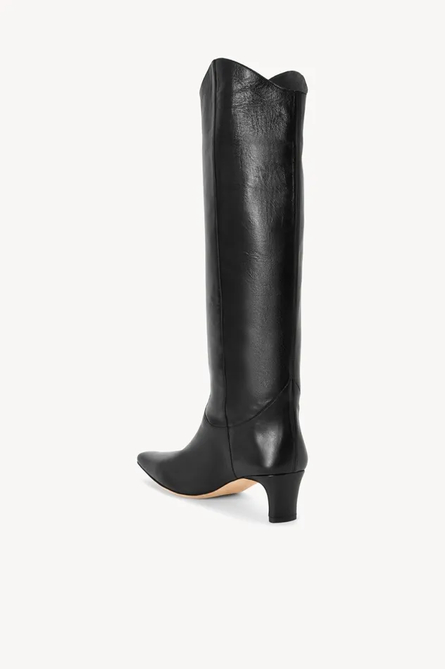 Women Boots STAUD STAUD WESTERN WALLY BOOT BLACK Women Boots STAUD STAUD WESTERN WALLY BOOT BLACK