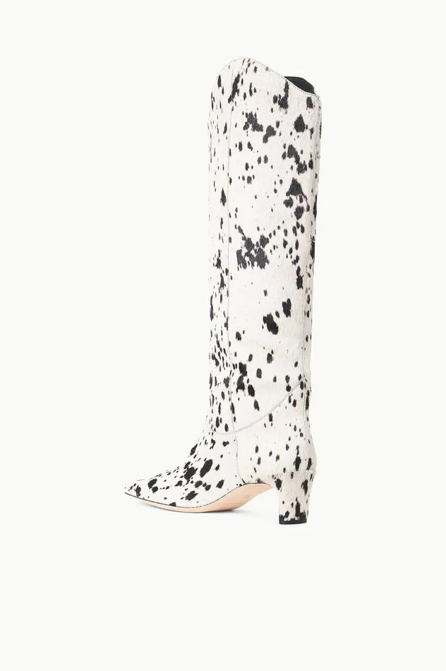 Women Boots STAUD STAUD WESTERN WALLY BOOT BLACK and WHITE HAIRCALF Women Boots STAUD STAUD WESTERN WALLY BOOT BLACK and WHITE HAIRCALF