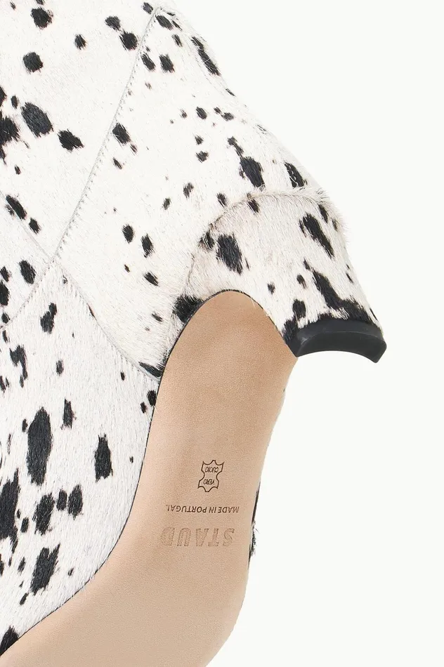 Women Boots STAUD STAUD WESTERN WALLY BOOT BLACK and WHITE HAIRCALF Women Boots STAUD STAUD WESTERN WALLY BOOT BLACK and WHITE HAIRCALF