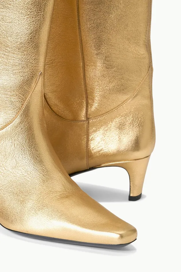 Women Boots STAUD STAUD WESTERN WALLY BOOT GOLD Women Boots STAUD STAUD WESTERN WALLY BOOT GOLD