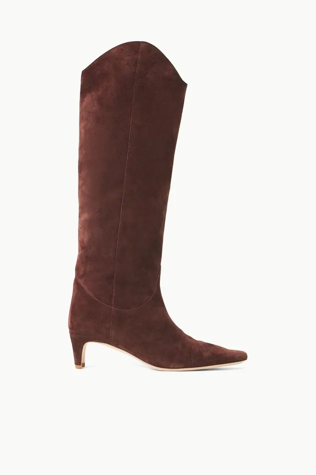 Women Boots STAUD STAUD WESTERN WALLY BOOT MAHOGANY