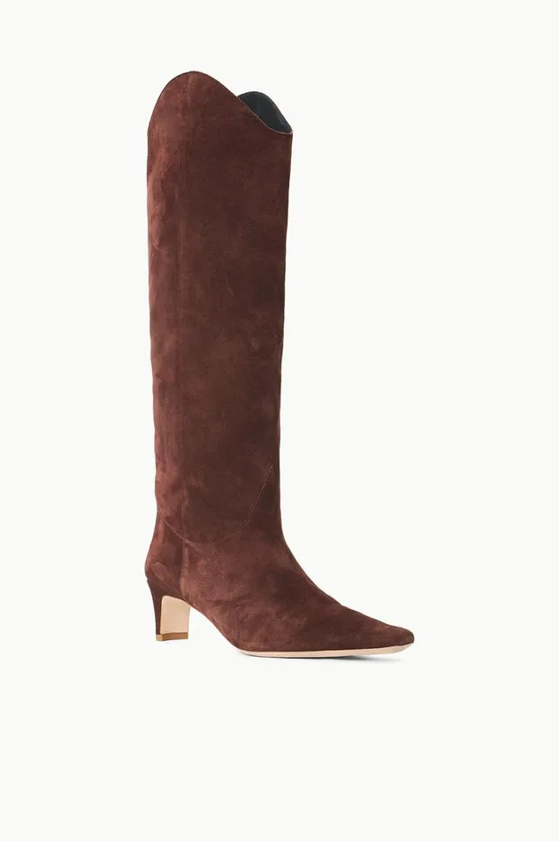 Women Boots STAUD STAUD WESTERN WALLY BOOT MAHOGANY Women Boots STAUD STAUD WESTERN WALLY BOOT MAHOGANY