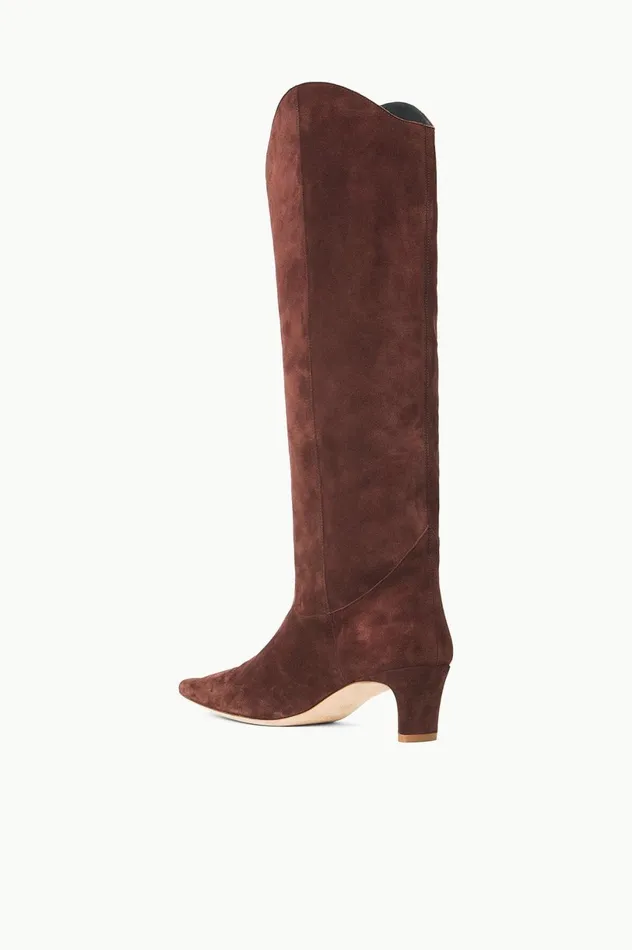 Women Boots STAUD STAUD WESTERN WALLY BOOT MAHOGANY Women Boots STAUD STAUD WESTERN WALLY BOOT MAHOGANY