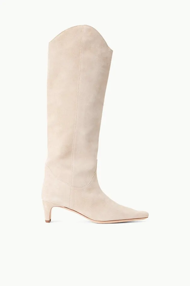 Women Boots STAUD STAUD WESTERN WALLY BOOT MINK