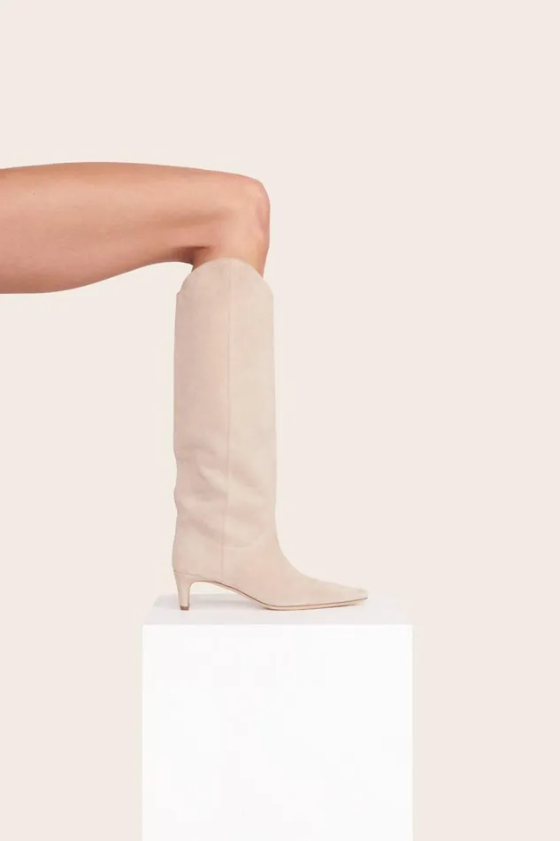 Women Boots STAUD STAUD WESTERN WALLY BOOT MINK Women Boots STAUD STAUD WESTERN WALLY BOOT MINK