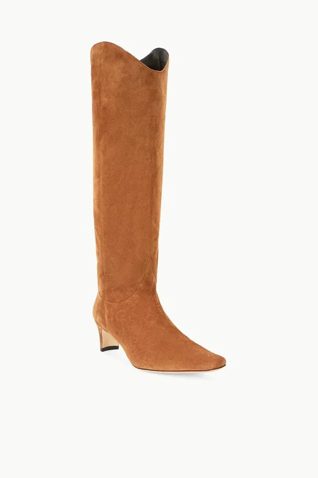 Women Boots STAUD STAUD WESTERN WALLY BOOT TAN SUEDE Women Boots STAUD STAUD WESTERN WALLY BOOT TAN SUEDE