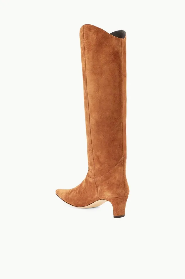 Women Boots STAUD STAUD WESTERN WALLY BOOT TAN SUEDE Women Boots STAUD STAUD WESTERN WALLY BOOT TAN SUEDE