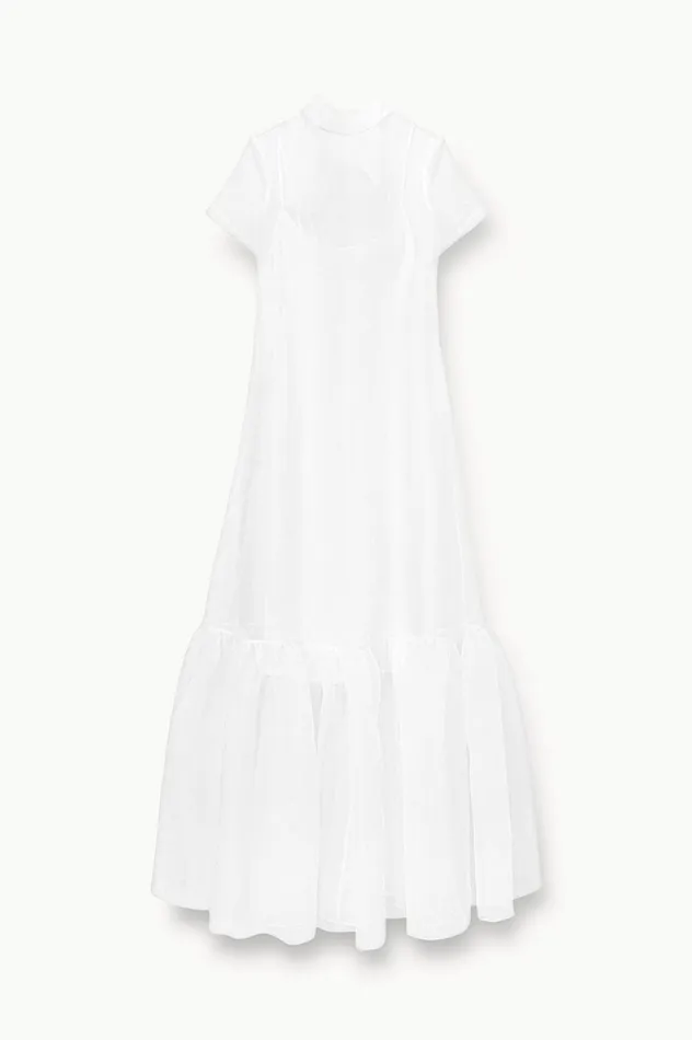 Women Bridal STAUD CALLUNA DRESS WHITE Women Bridal STAUD CALLUNA DRESS WHITE
