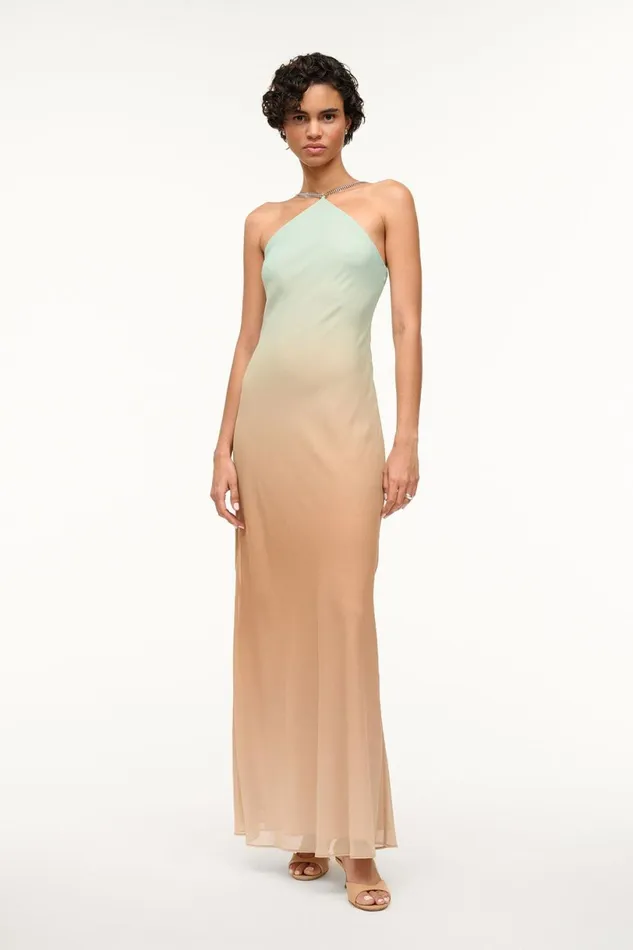 Women Bridal STAUD STAUD CADENCE DRESS CARIBBEAN OMBRE