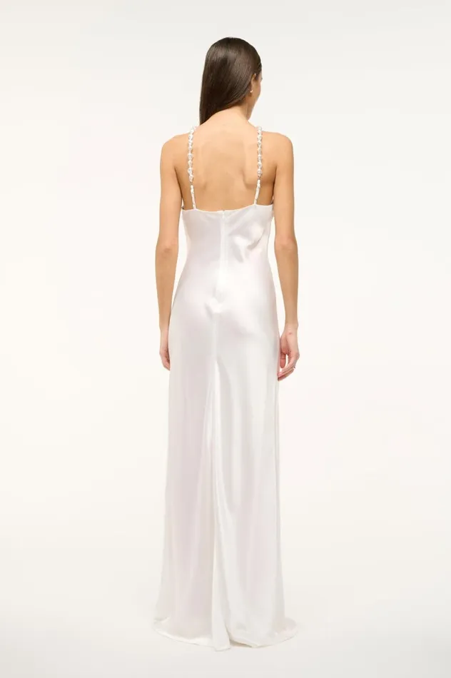 Women Bridal STAUD STAUD CADENCE DRESS PEARL Women Bridal STAUD STAUD CADENCE DRESS PEARL