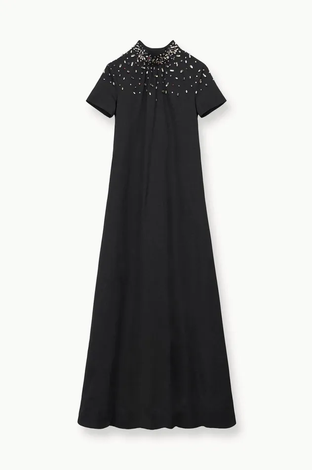 Women Bridal STAUD STAUD ILANA DRESS BLACK SILVER Women Bridal STAUD STAUD ILANA DRESS BLACK SILVER