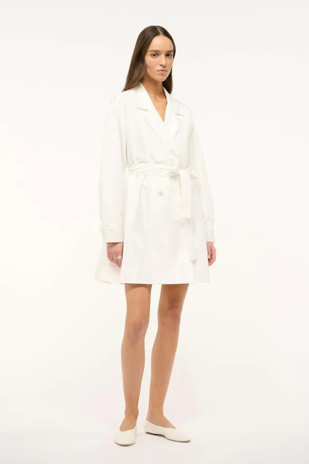 Women Bridal STAUD STAUD RINA DRESS WHITE Women Bridal STAUD STAUD RINA DRESS WHITE