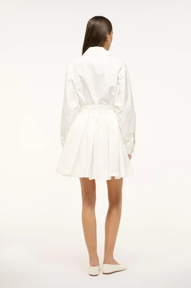 Women Bridal STAUD STAUD RINA DRESS WHITE Women Bridal STAUD STAUD RINA DRESS WHITE