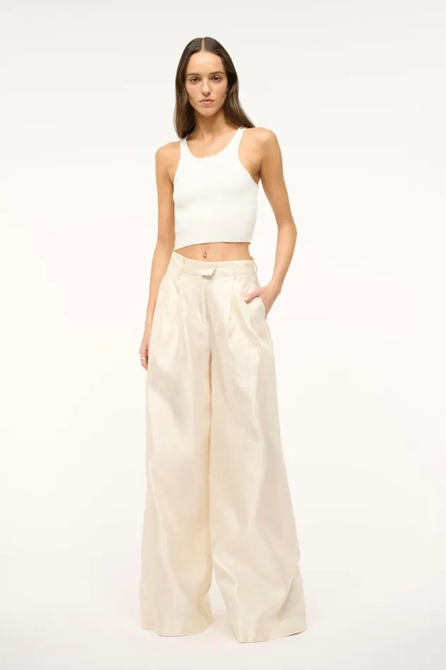 Women Bridal STAUD STAUD SASHA PANT IVORY