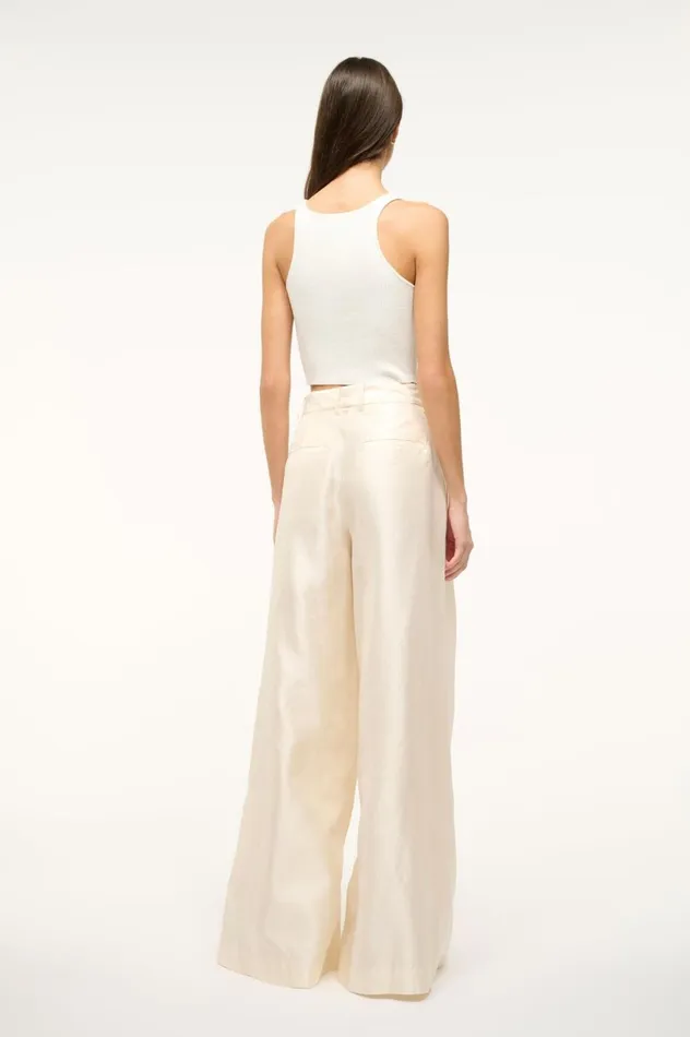 Women Bridal STAUD STAUD SASHA PANT IVORY Women Bridal STAUD STAUD SASHA PANT IVORY