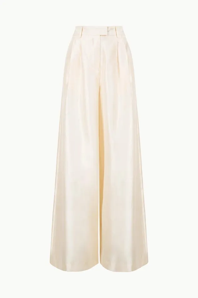 Women Bridal STAUD STAUD SASHA PANT IVORY Women Bridal STAUD STAUD SASHA PANT IVORY