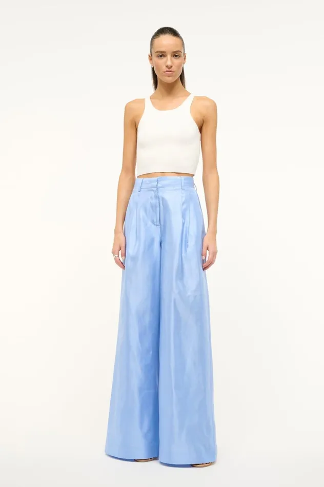 Women Bridal STAUD STAUD SASHA PANT PERIWINKLE