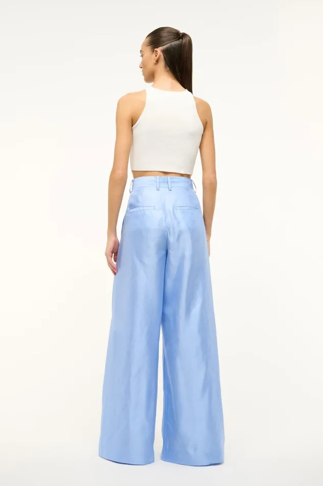 Women Bridal STAUD STAUD SASHA PANT PERIWINKLE Women Bridal STAUD STAUD SASHA PANT PERIWINKLE