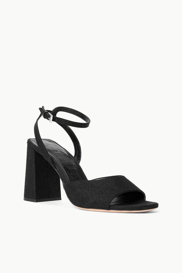 Women Bridal STAUD STAUD SOLANGE HEEL BLACK GROSGRAIN Women Bridal STAUD STAUD SOLANGE HEEL BLACK GROSGRAIN