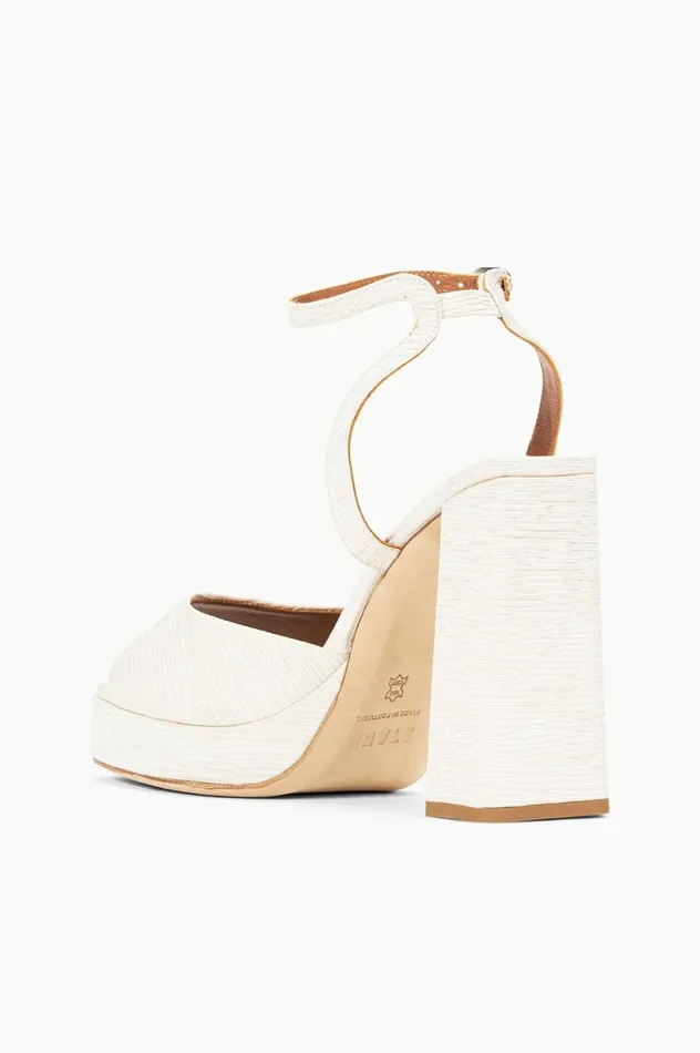 Women Bridal STAUD STAUD SOLANGE PLATFORM WHITE Women Bridal STAUD STAUD SOLANGE PLATFORM WHITE