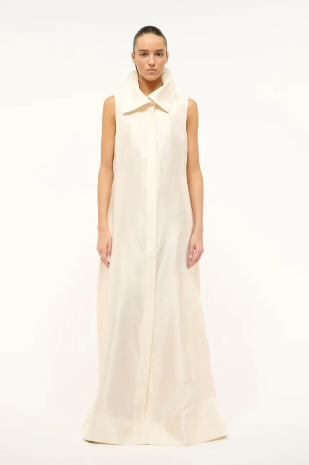 Women Bridal STAUD STAUD VINNY DRESS IVORY