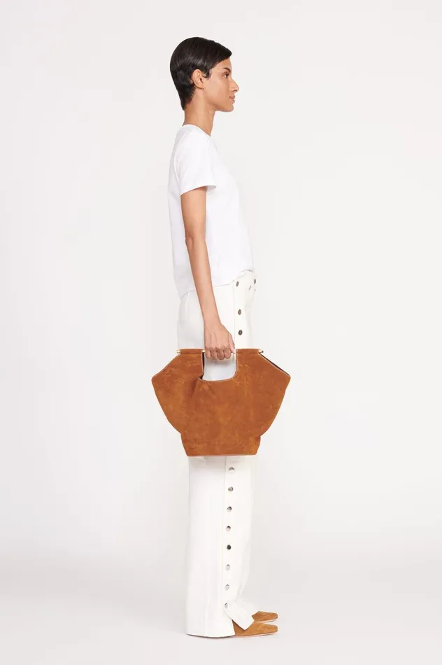 Women Bucket STAUD STAUD MAR BUCKET BAG TAN