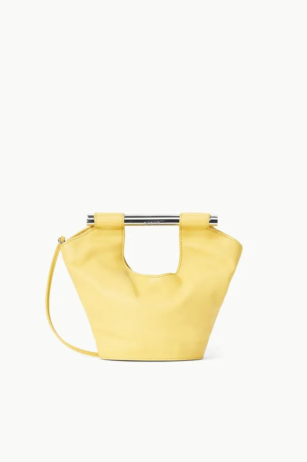 Women Bucket STAUD STAUD MAR MINI BUCKET BAG BUTTERCUP