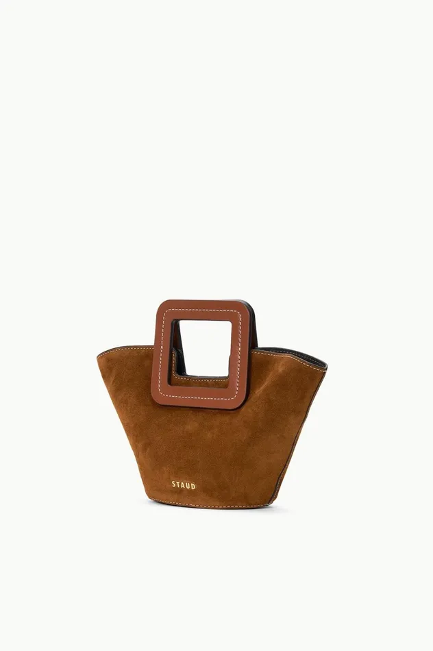 Women Bucket STAUD STAUD SHIRLEY MINI BUCKET BAG TAN Women Bucket STAUD STAUD SHIRLEY MINI BUCKET BAG TAN