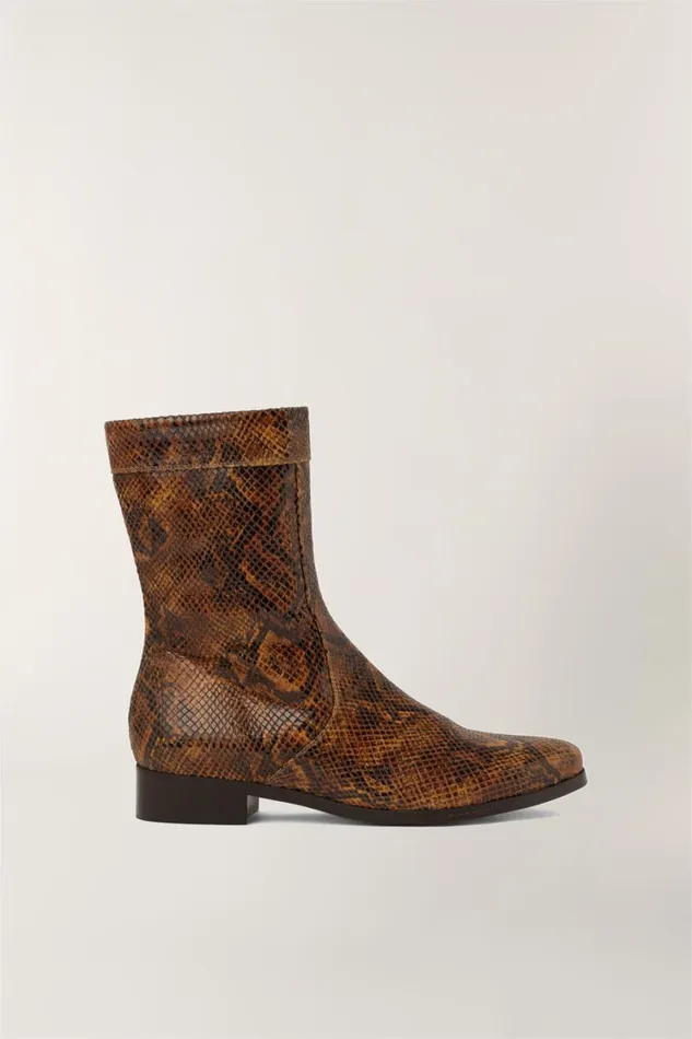 Women CAILLE BOOTS Python Soeur Shoes