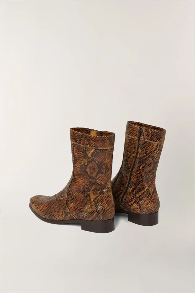 Women CAILLE BOOTS Python Soeur Shoes