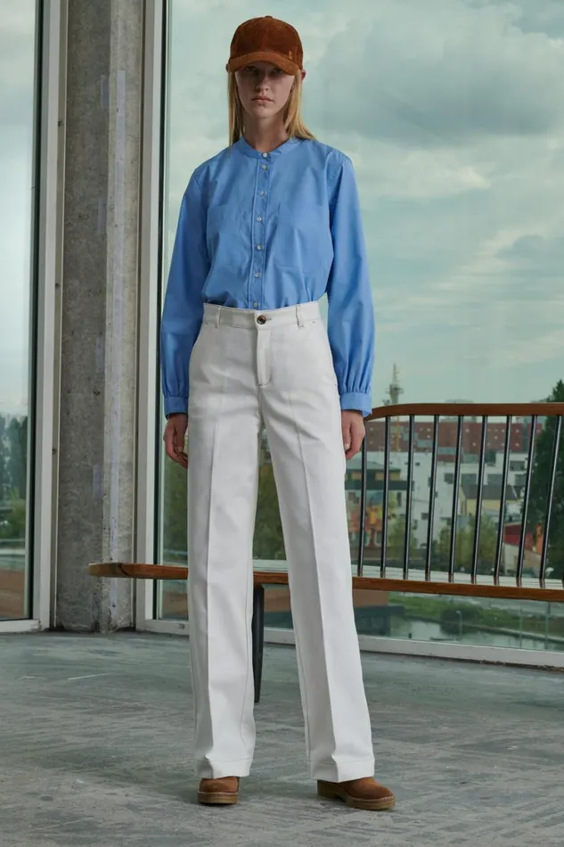 Women CALIFORNIE JEANS Chalk Soeur Trousers