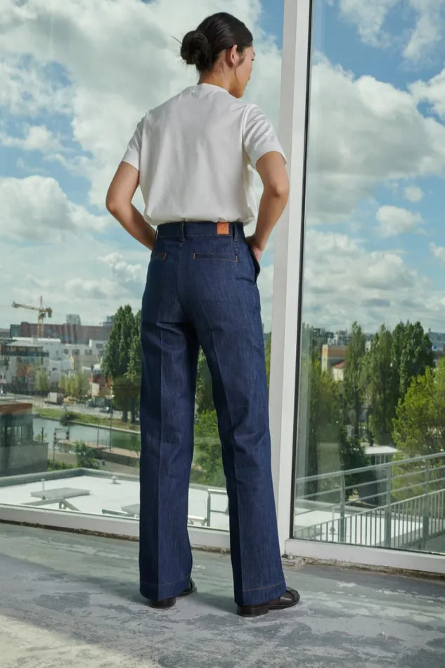 Women CALIFORNIE JEANS Raw Denim Soeur Trousers