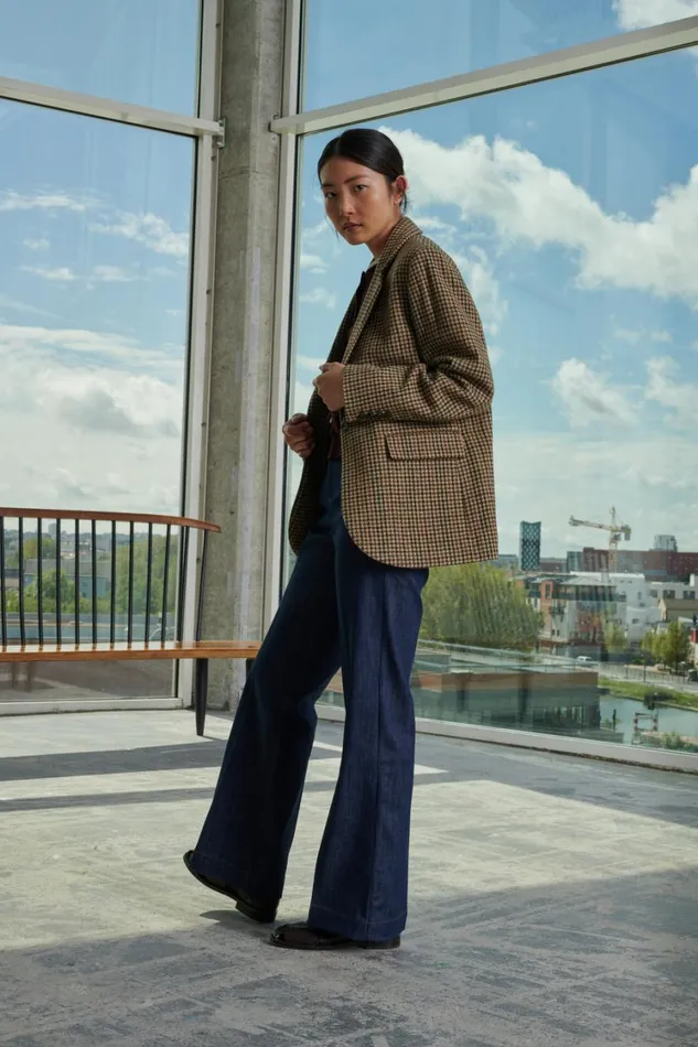 Women CALIFORNIE JEANS Raw Denim Soeur Trousers
