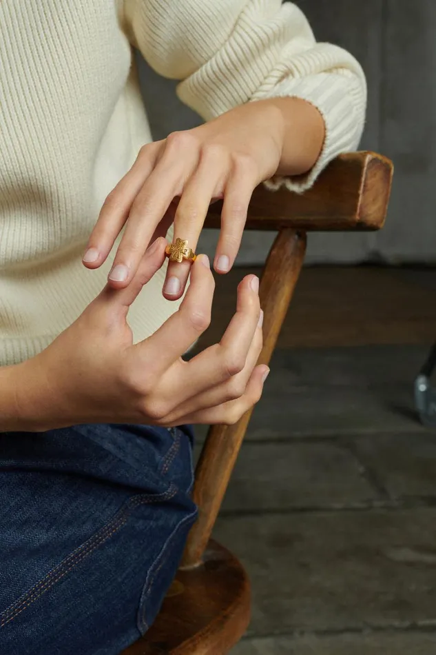 Women CHARLOTTE RING Gold Soeur Jewellery