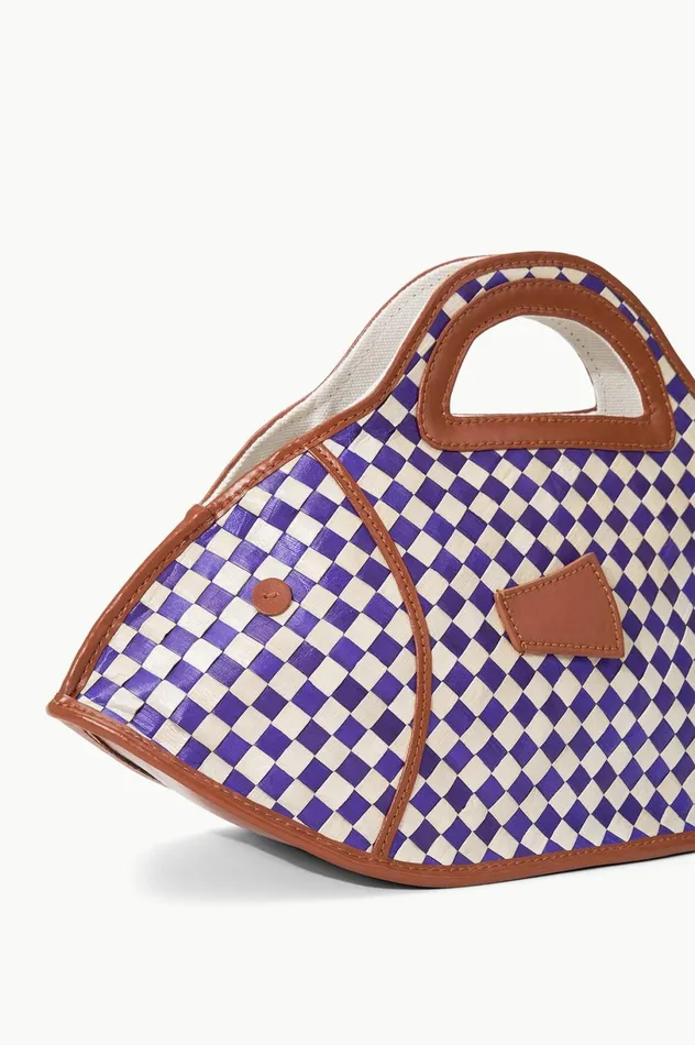 Women Clutches STAUD STAUD CLEO FISH BASKET BAG COCONUT CHECK Women Clutches STAUD STAUD CLEO FISH BASKET BAG COCONUT CHECK