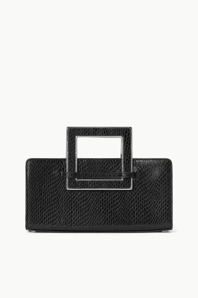 Women Clutches STAUD STAUD SHIRLEY CONVERTIBLE CLUTCH BLACK