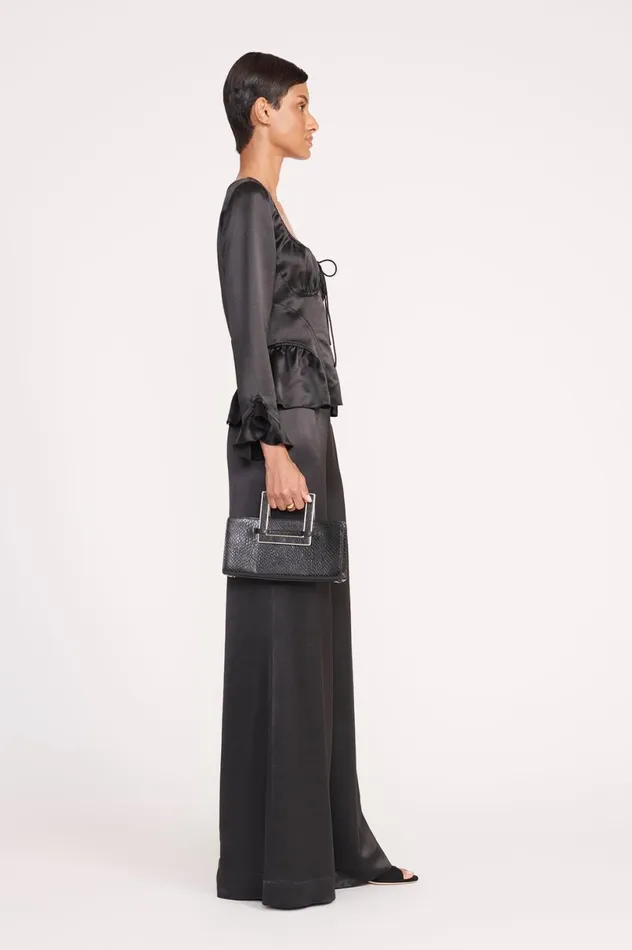 Women Clutches STAUD STAUD SHIRLEY CONVERTIBLE CLUTCH BLACK