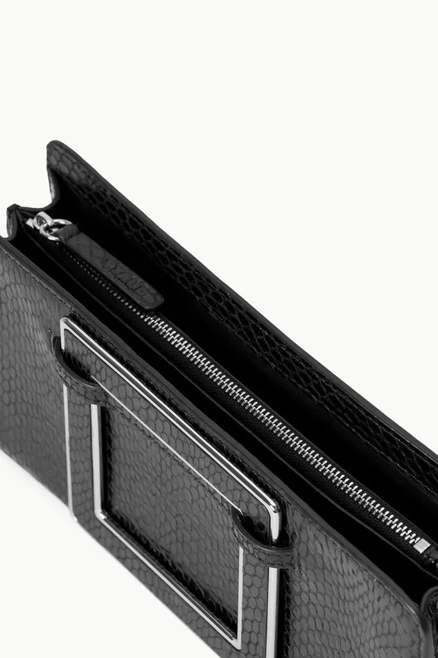 Women Clutches STAUD STAUD SHIRLEY CONVERTIBLE CLUTCH BLACK