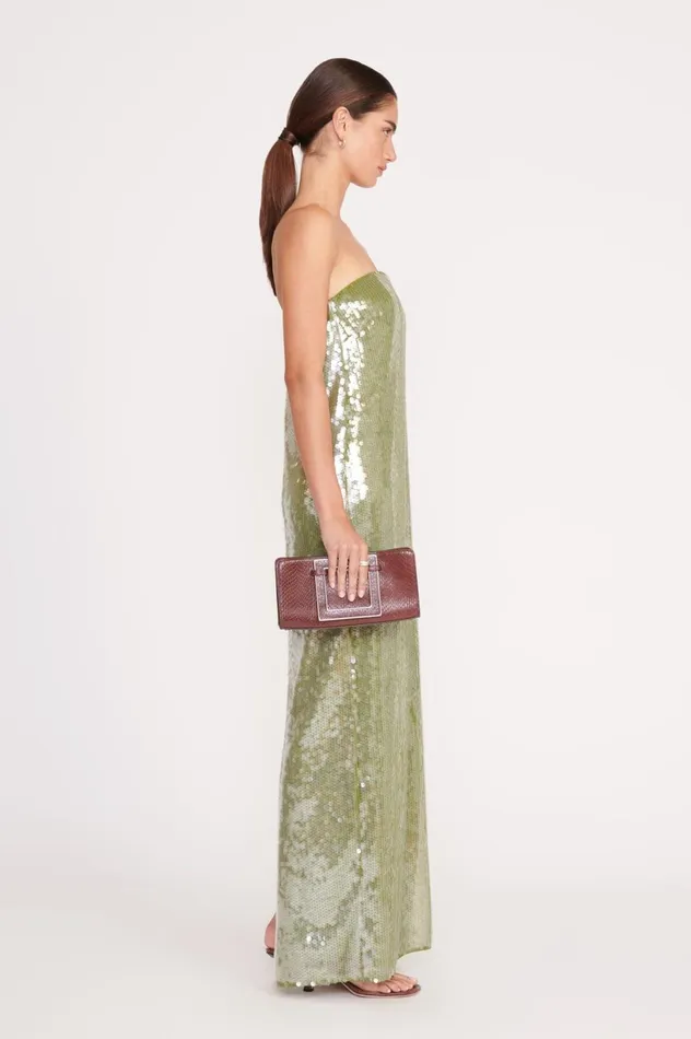 Women Clutches STAUD STAUD SHIRLEY CONVERTIBLE CLUTCH MAHOGANY Women Clutches STAUD STAUD SHIRLEY CONVERTIBLE CLUTCH MAHOGANY