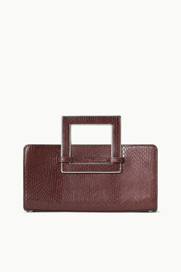 Women Clutches STAUD STAUD SHIRLEY CONVERTIBLE CLUTCH MAHOGANY Women Clutches STAUD STAUD SHIRLEY CONVERTIBLE CLUTCH MAHOGANY