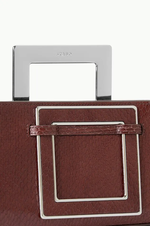Women Clutches STAUD STAUD SHIRLEY CONVERTIBLE CLUTCH MAHOGANY Women Clutches STAUD STAUD SHIRLEY CONVERTIBLE CLUTCH MAHOGANY