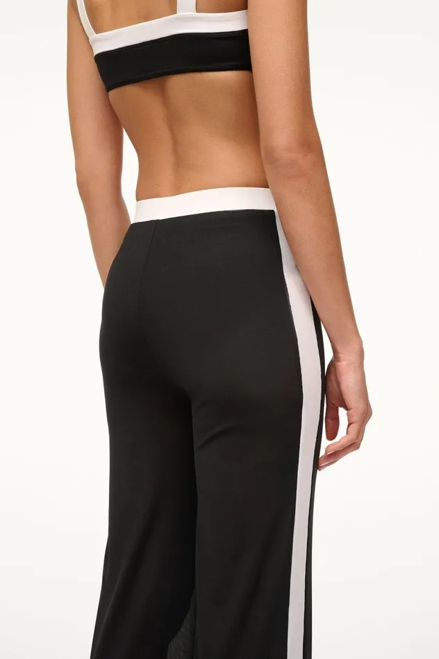 Women CoverUps STAUD MILO COVERUP PANT BLACK WHITE Women CoverUps STAUD MILO COVERUP PANT BLACK WHITE