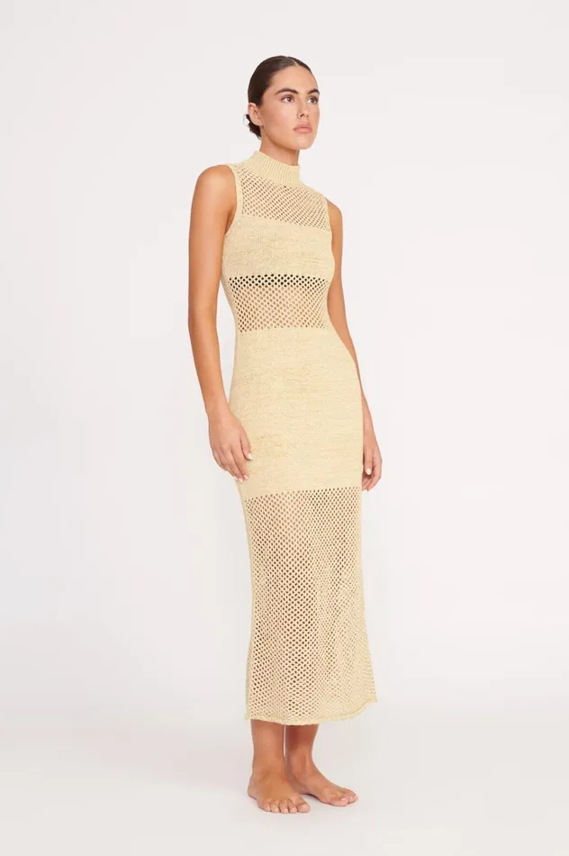 Women CoverUps STAUD STAUD ADAIR DRESS NATURAL Women CoverUps STAUD STAUD ADAIR DRESS NATURAL