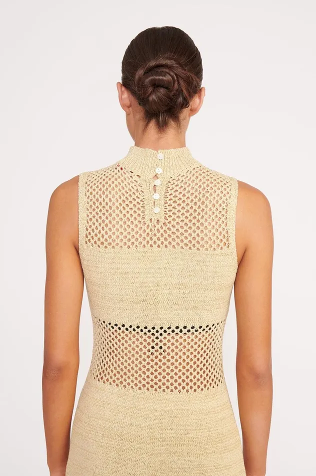 Women CoverUps STAUD STAUD ADAIR DRESS NATURAL Women CoverUps STAUD STAUD ADAIR DRESS NATURAL