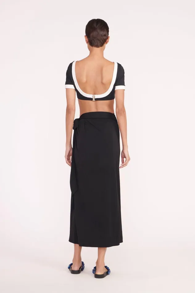 Women CoverUps STAUD STAUD ANGELICA WRAP SKIRT BLACK Women CoverUps STAUD STAUD ANGELICA WRAP SKIRT BLACK