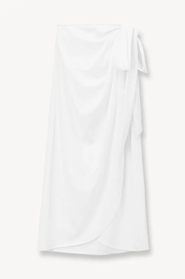 Women CoverUps STAUD STAUD ANGELICA WRAP SKIRT WHITE Women CoverUps STAUD STAUD ANGELICA WRAP SKIRT WHITE
