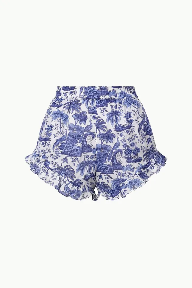 Women CoverUps STAUD STAUD BOYANA SHORT BLUE TOILE Women CoverUps STAUD STAUD BOYANA SHORT BLUE TOILE