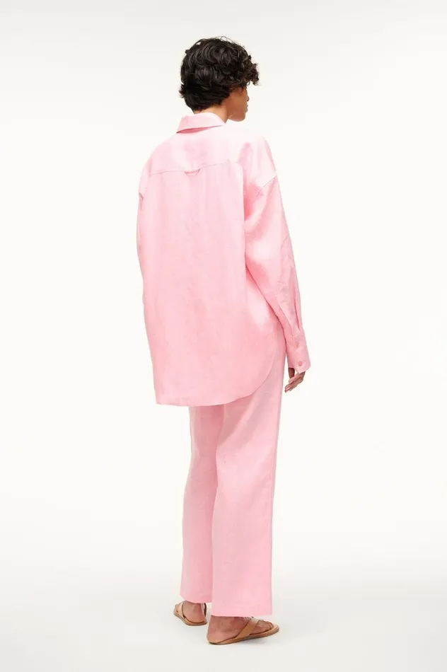 Women CoverUps STAUD STAUD COLTON SHIRT PEARL PINK Women CoverUps STAUD STAUD COLTON SHIRT PEARL PINK